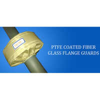 Ptfe Coated Fiber Glass Flange Shields - Custom Diameter 50-1000 Mm, White, Flexible, Chemical & Uv Resistant, Self-extinguishing, Tool-free Installation