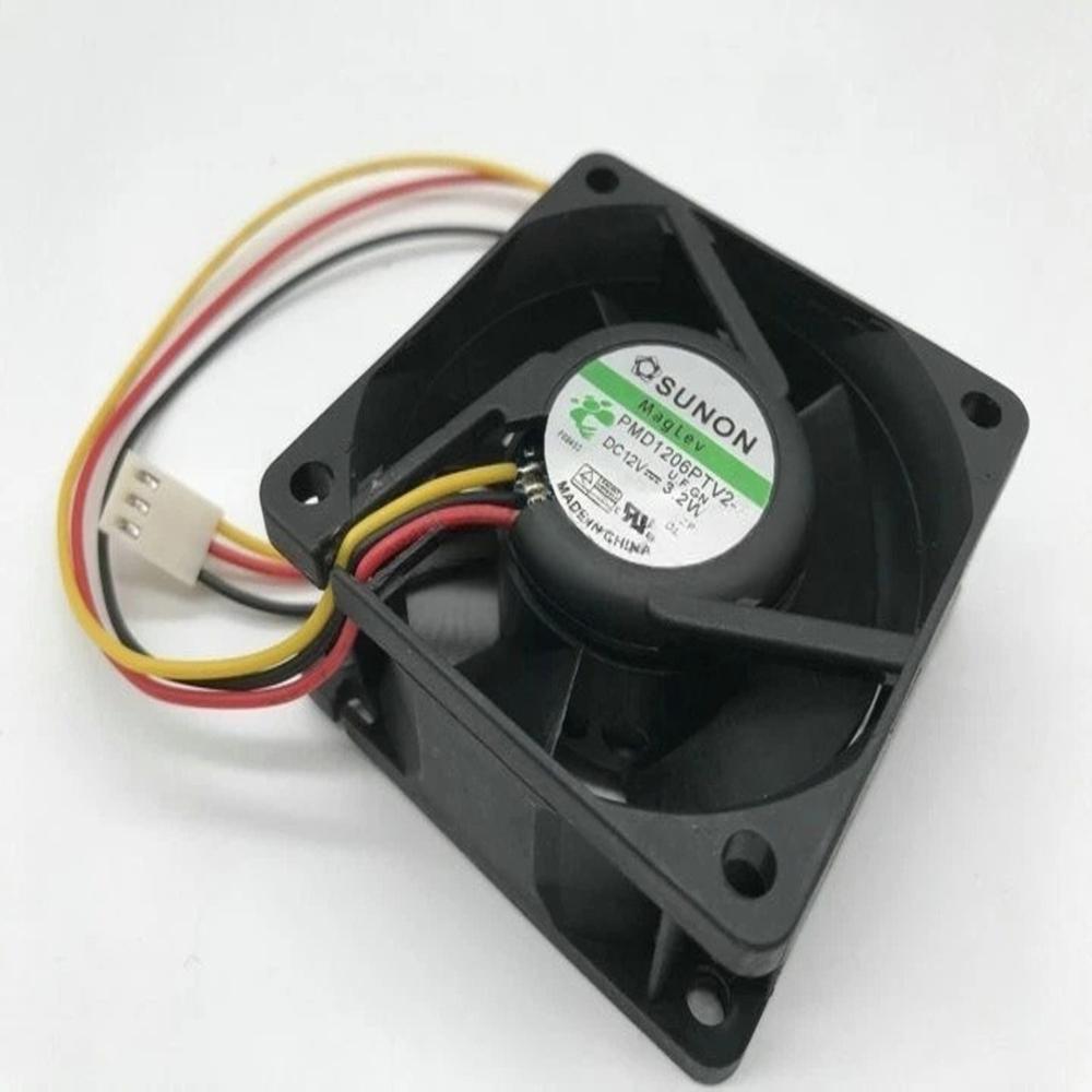 SUNON PMD1206PTV2-A 12V DC 3.2W 6025mm Ball Bearing Industrial Axial Cooling Fan