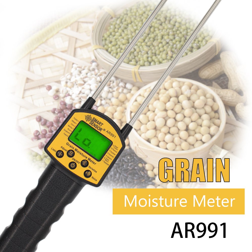True Sense Grain Moisture Meter Use For Corn Wheat Rice Bean, Fodder Rapeseed Seed, AR-991