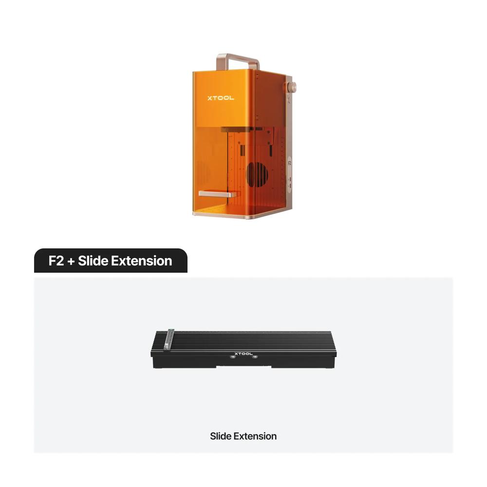 xTool F2 5W IR & 15W Diode Portable Laser Engraver with Slide Extension