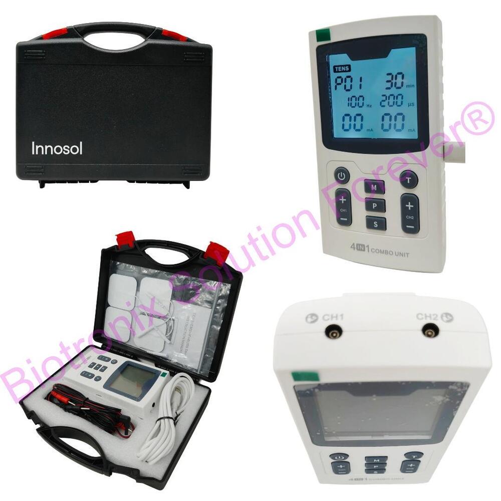 4 in 1 Electrotherapy Combo Unit for Professional Rehabilitation