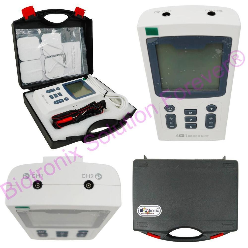 4 in 1 Electrotherapy Combo Unit for Professional Rehabilitation