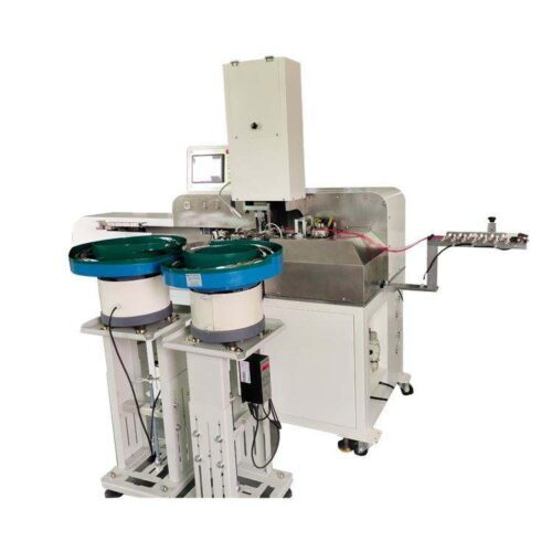 Automatic Double Head Idc Crimping Machine  Sr-Cp01 - Color: White
