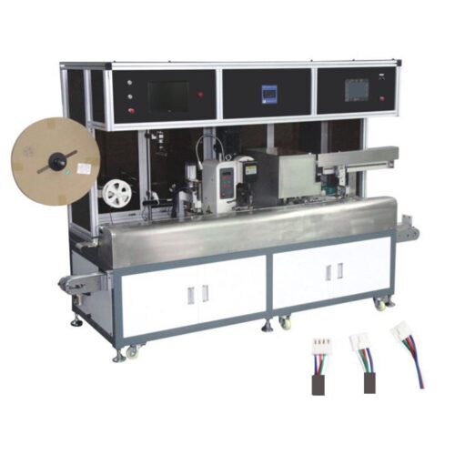 Automatic Multi Core Cable Housing Inserting Machine A Sr2025 C - Color: Standard Industrial (Gray/blue Tone)