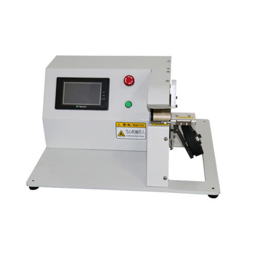 semi-automatic tape wrapping machine with touch screen