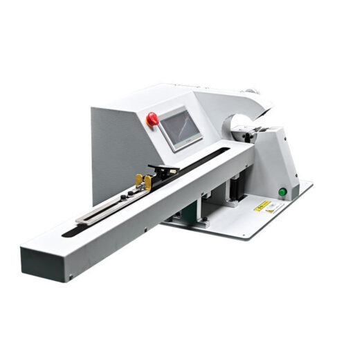 wire harness tape wrapping machine with pull arm