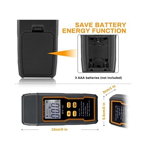 True Sense Digital Moisture Meter Humidity Measuring Device for Wall Paper Wood, HY-16