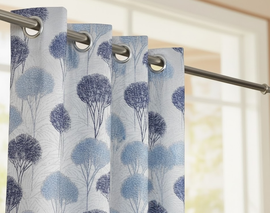 Jacquard curtain fabric 