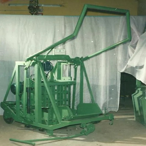 Semi Automatic Hollow Block Making Machine - Color: Green