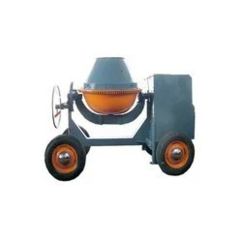 Concrete Mixer - Steel Construction, 1-year Warranty , Yellow Finish, Non-computerized Operation For Reliable Performance