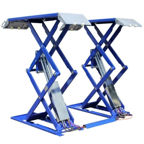 Hydraulic Scissor Car Lift - Steel Structure, Standard Door Opening Size | Efficient Hydraulic Drive System