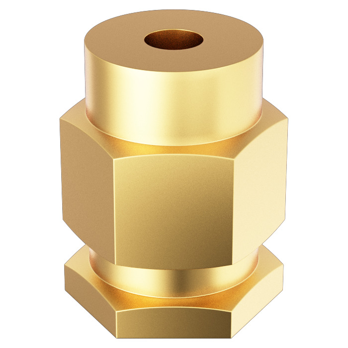 Brass Garden Hose End Cap Connector
