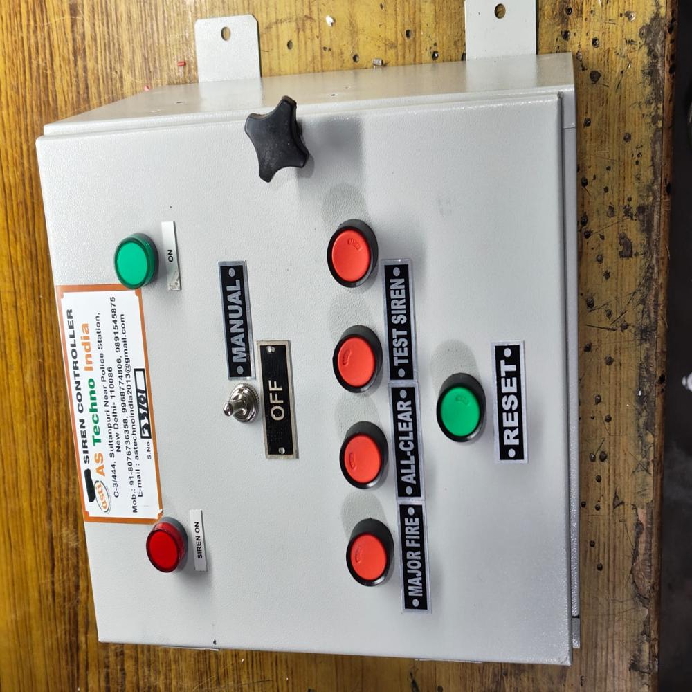 Advance Siren Controller - Alarm Density: 100 Gram Per Cubic Centimeter(g/cm3)