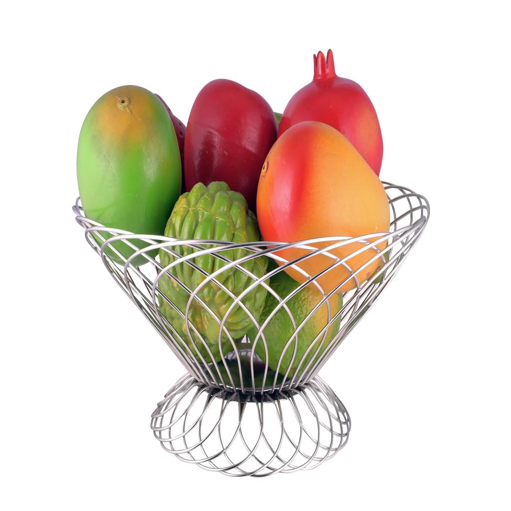 STAINLESS STEEL NATURAL FRUIT BASKET