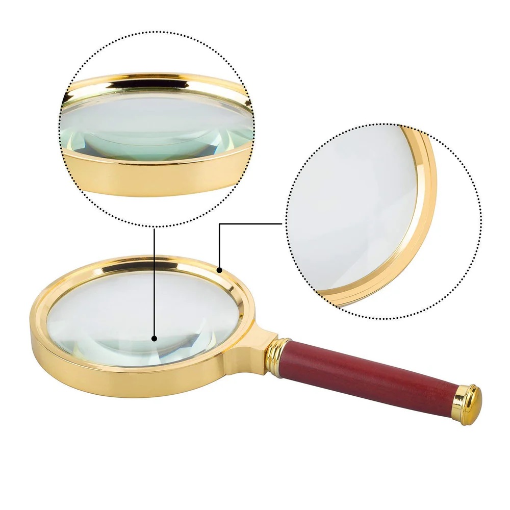 True Sense 80 MM 3X Power Handheld Magnifier, 3X 80MM