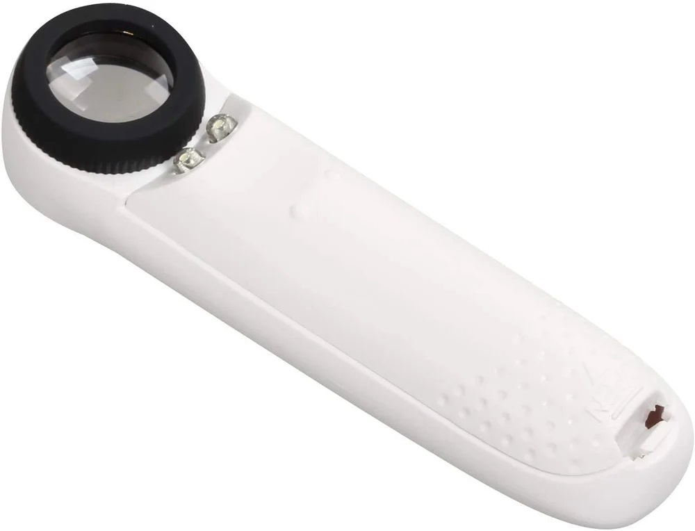 True Sense 40x Magnification Glass 2 Inbuilt LED 19 mm Hand-held Jewelry for Watch Repair, 6B-1B