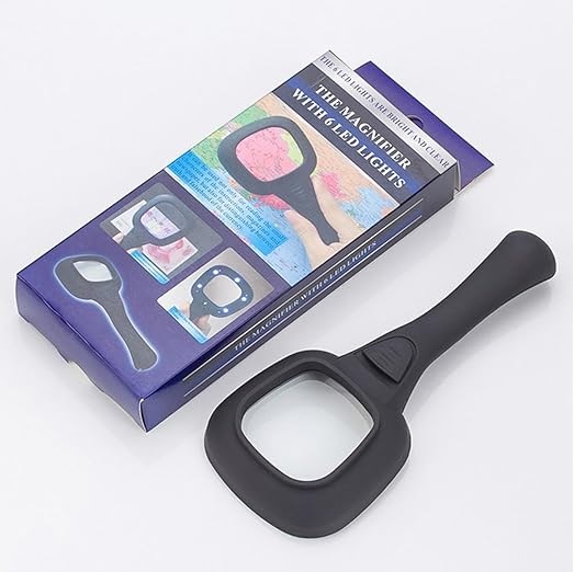 True Sense Magnifier with 6 LED Lights, TH-600558H