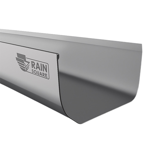 6 Inch Square Ultra Rainwater Gutter System - Features: Lightweight