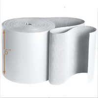 2 Ply 6 Inch X 50 Meters White Corrugated Roll Single Face