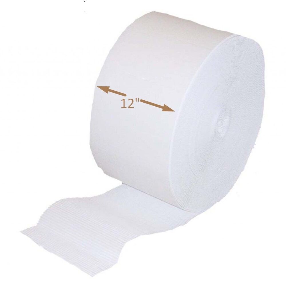2 Ply 12 Inch X 50 Meters Single Face Corrugated Roll