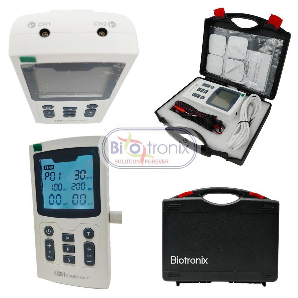 Digital 4 in 1 Physiotherapy Machine for Clinic & Home Therapy