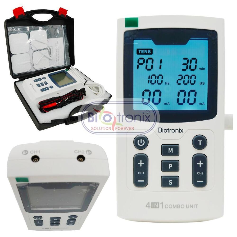 Digital 4 in 1 Physiotherapy Machine for Clinic & Home Therapy