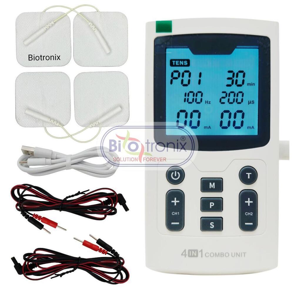 4 in 1 Combo Therapy Equipment for Muscle & Nerve Treatment