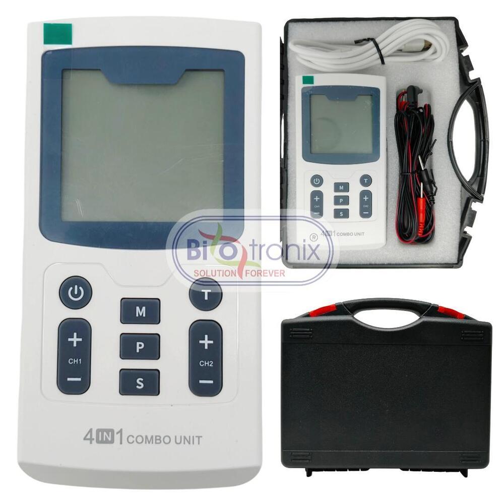Advanced 4 in 1 Physiotherapy Device for Pain Management Use