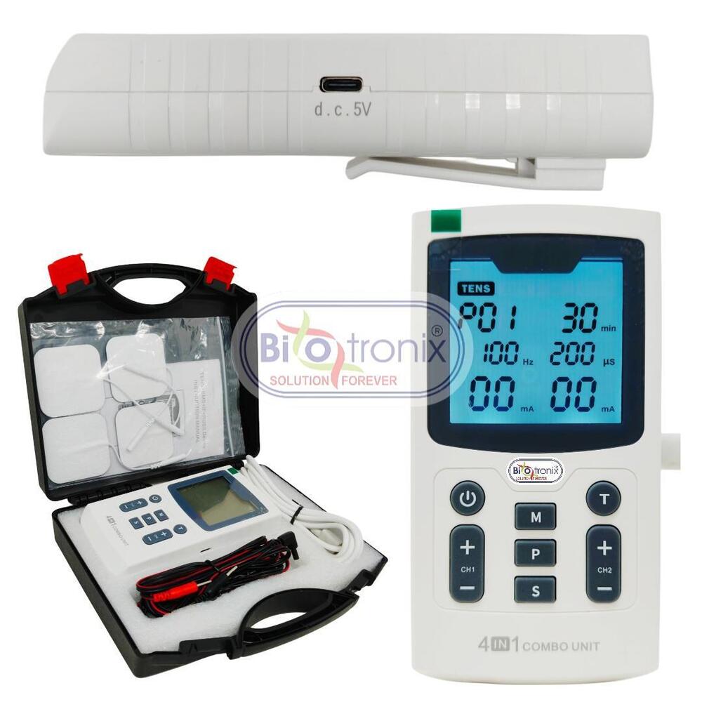 Advanced 4 in 1 Physiotherapy Device for Pain Management Use