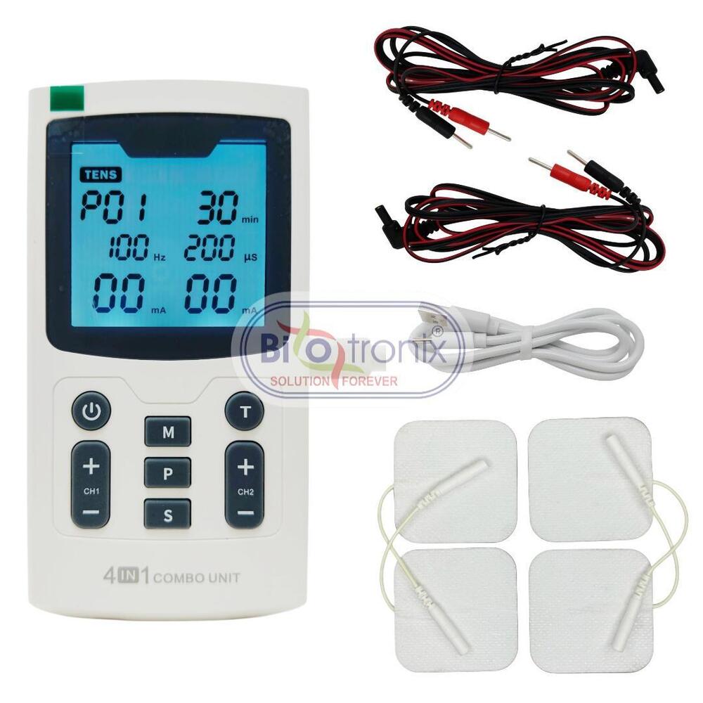 Compact 4 in 1 Physiotherapy Device for Daily Pain Therapy