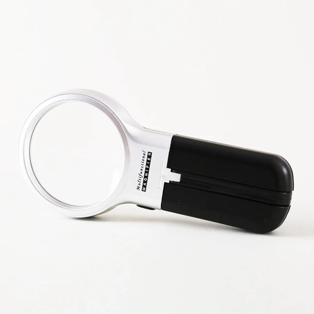 True Sense TH-7006 Handheld Magnifier Rectangle Lens LED Magnifying Glass, TH-7006