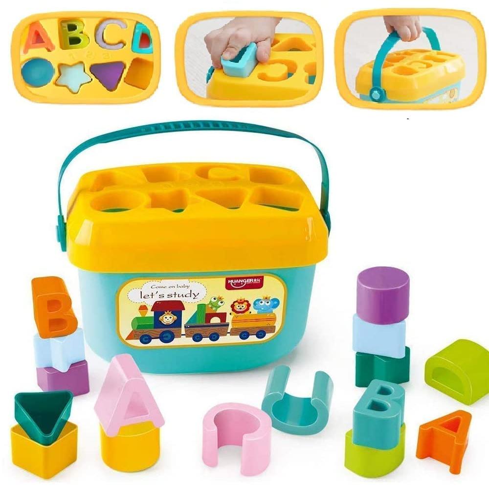 Shape Sorting Blocks Educational Activity Toy