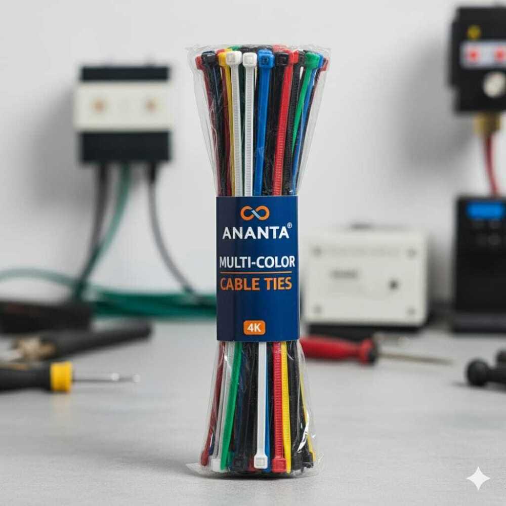 250x4.8 mm Red Nylon Cable Tie