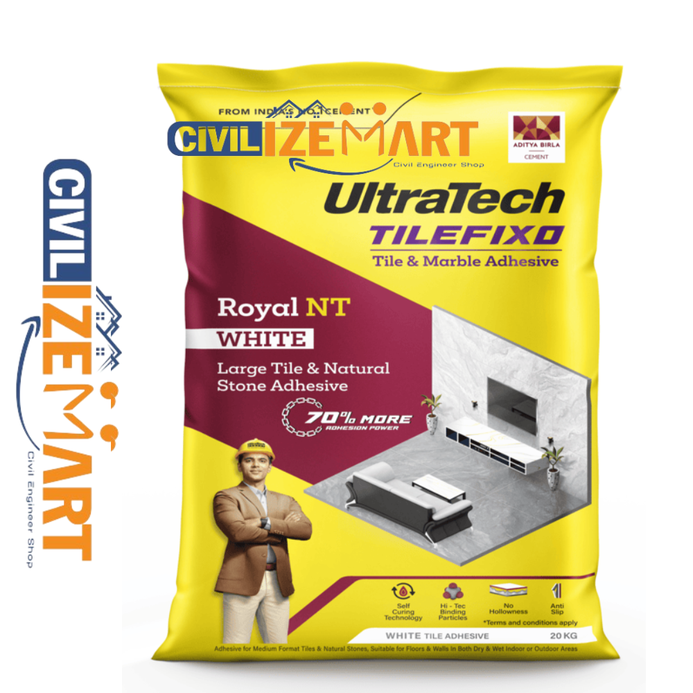 Ultratech Tilefixo Ropyal NT White Tile Adhesive