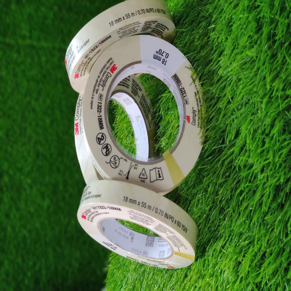 Autoclave Tape - Gauge Bandage, 12x19-21 Inches, White Color | Sterilization Indicator With Strong Adhesive