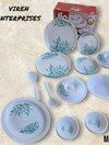 32 Pcs Melamine Crockery Set - Color: Custom