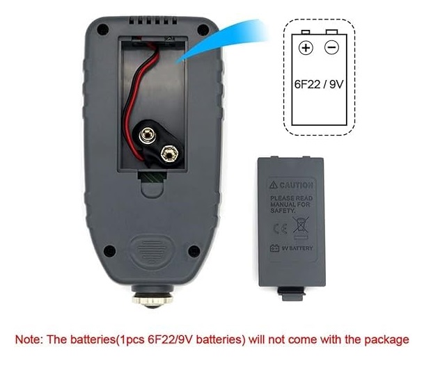 True Sense Plastic 0-1300um Digital Metal Coating Thickness Gauge, TC-100