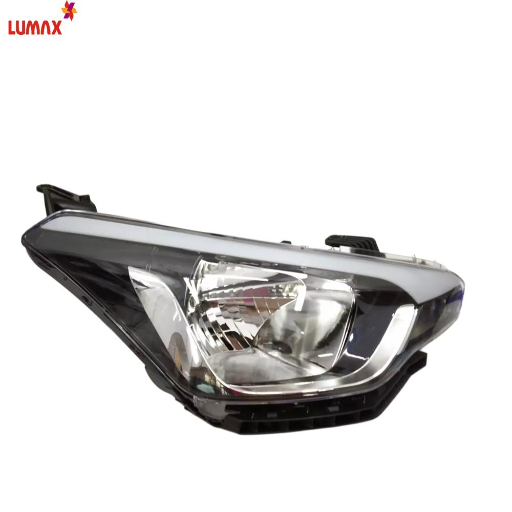 Lumax Headlight Assembly With Adjustable Motor For Hyundai I20 ELITE 2015-2020