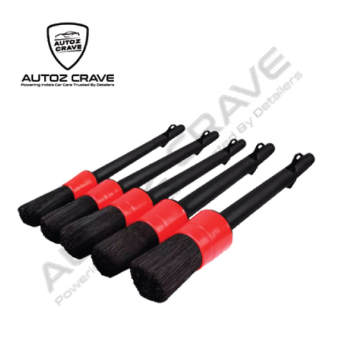 Detailing Set Of 5 Brush Black