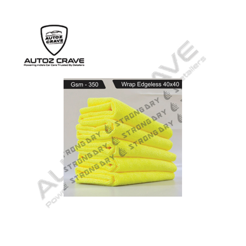 Wrap Edgeless 40X40 350 Gsm Microfiber Cloth