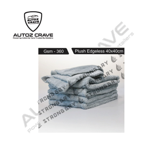 Plush Edgeless 40X40 360 Gsm Microfiber Cloth