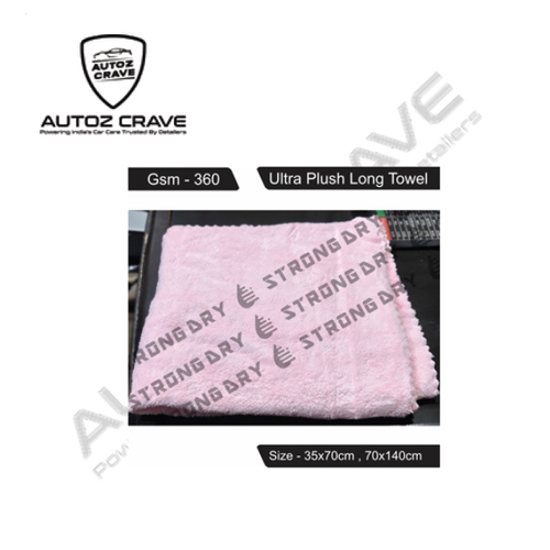 Ultra Plush Long Towel 360 Gsm Microfiber Cloth
