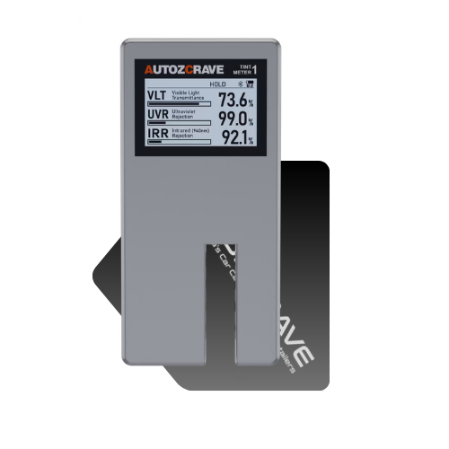 AUTOZCRAVE Advanced Technology Tint Meter - VLT, IR, UV, SHGC & TSER Film Analyzer (Bluetooth Enabled)