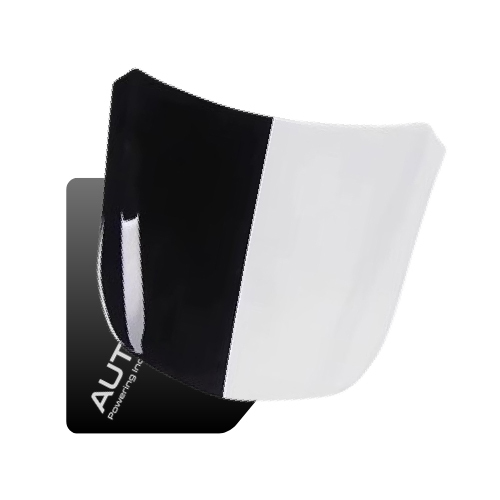 Autozcrave-Small Bonet 28X26 Cm With Stand (Black & White)