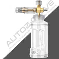 Autozcrave Premium Snow Foam Lance 1l - 1/4" Quick Connector Foam Cannon For Car Washing - Color: White (bottle)
