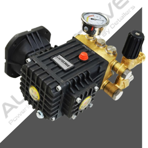Autozcrave Plunger Pump with Ceramic Piston - High Pressure Triplex Pump for Car Wash & Industrial Use