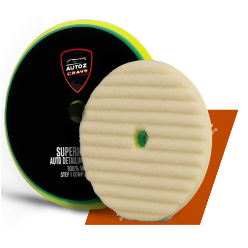 Autozcrave 3Inch Short Nap Pad Grey Da