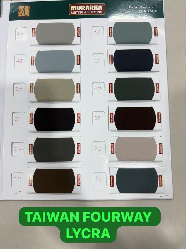 Taiwan Fourway Lycra Fabric