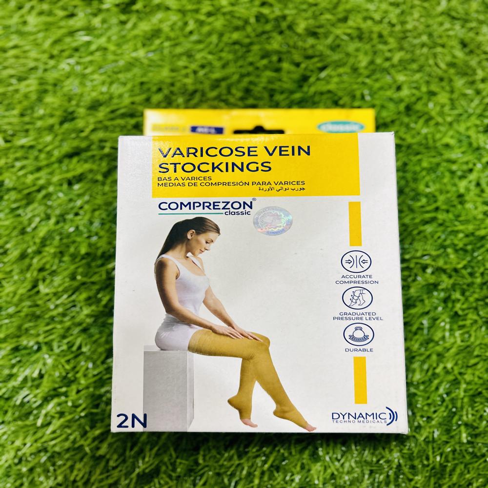 Varicose Vein Stocking - Color: Brown