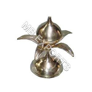 सिल्वर फ्लावर शेप धूपदान